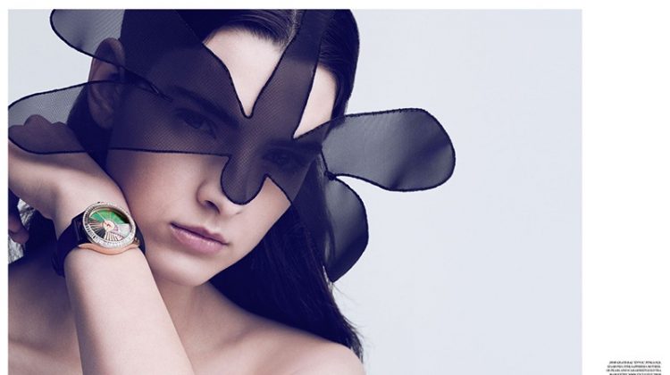 As Time Goes By: Marie Damian Models Luxe Watches for Dior Magazine
