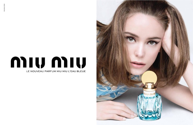 Miu Miu launches new fragrance L'Eau Bleue with this advertisement