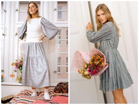 Blossom With & Other Stories' French Floral Fashions & Other Stories floral french fashion