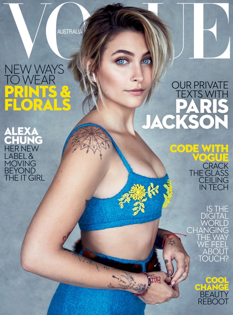 Paris Jackson on Vogue Australia July 2017 Cover