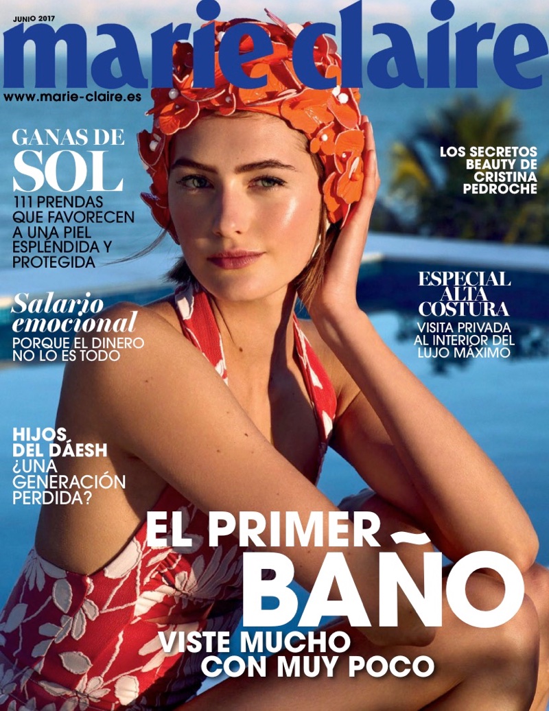 Sanne Vloet on Marie Claire Spain June 2017 Cover