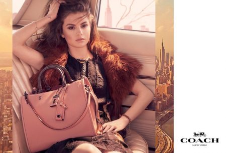 Selena Gomez Looks Incredible in Her First Coach Campaign Singer Selena Gomez appears in Coach's fall-winter 2017 campaign