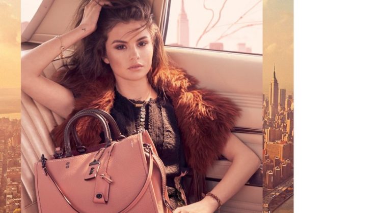 Singer Selena Gomez appears in Coach's fall-winter 2017 campaign