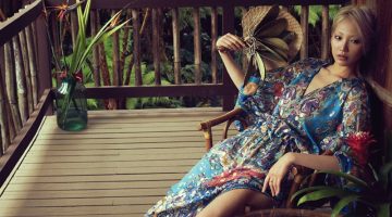 Soo Joo Park Wears Summer Styles in Hawaii for W Korea