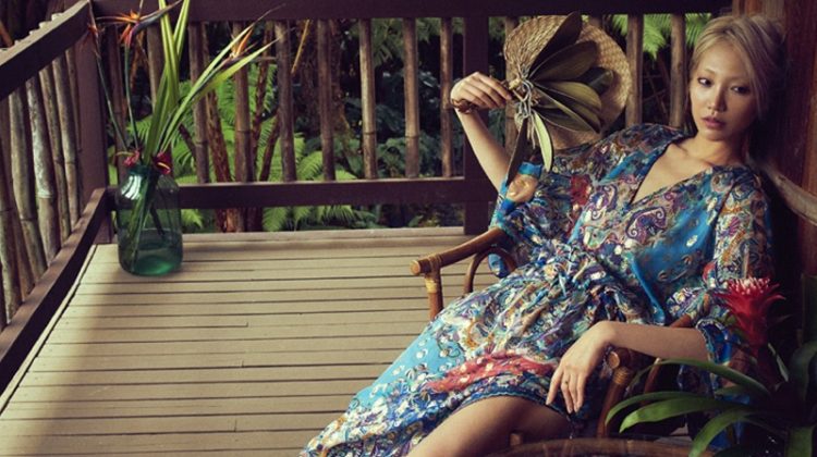 Soo Joo Park Wears Summer Styles in Hawaii for W Korea Photographed by Jack Waterlot, Soo Joo Park poses in Hawaii for the fashion editorial