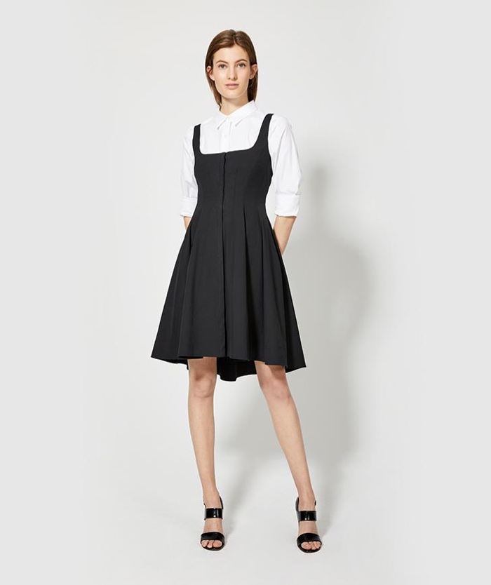 Theory Modern Flare Dress and Classic Shirt