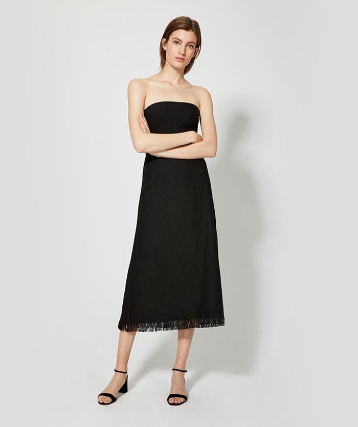 Theory Strapless Knot Dress