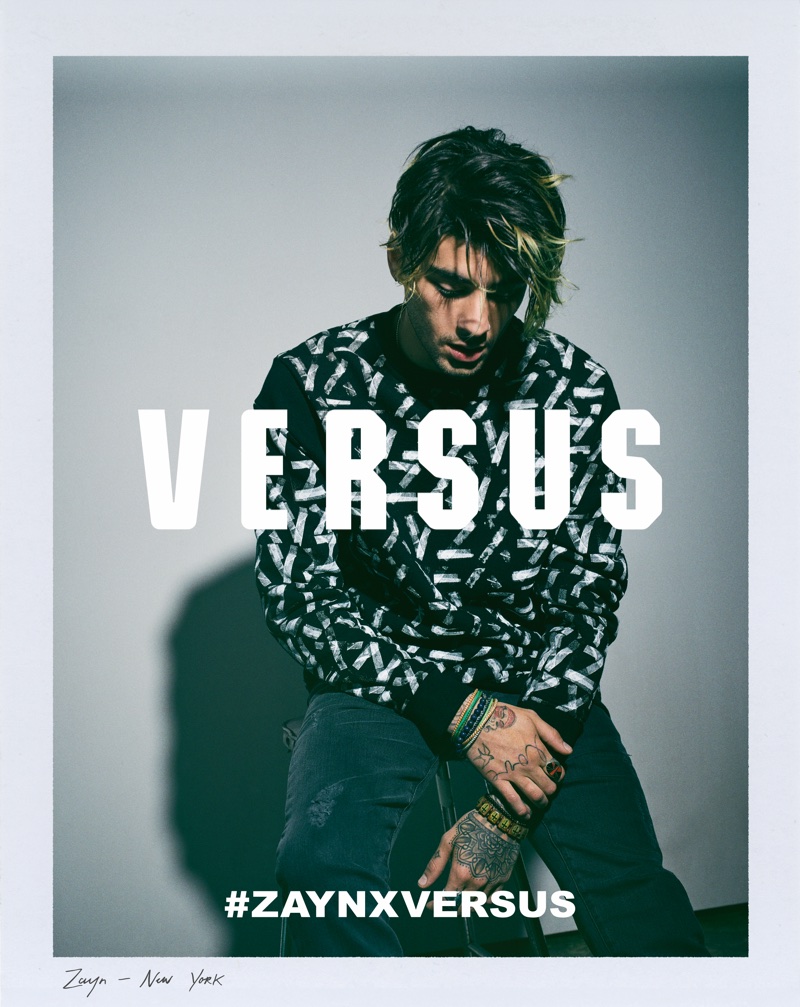 Zayn Malik stars in Versus Versace collaboration campaign