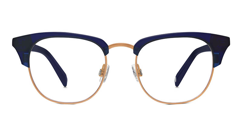 Warby Parker Addie Glasses in Lapis Crystal $145