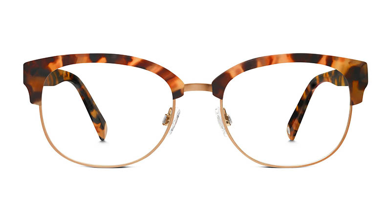 Warby Parker Eliot Glasses in Honey Tortoise $145