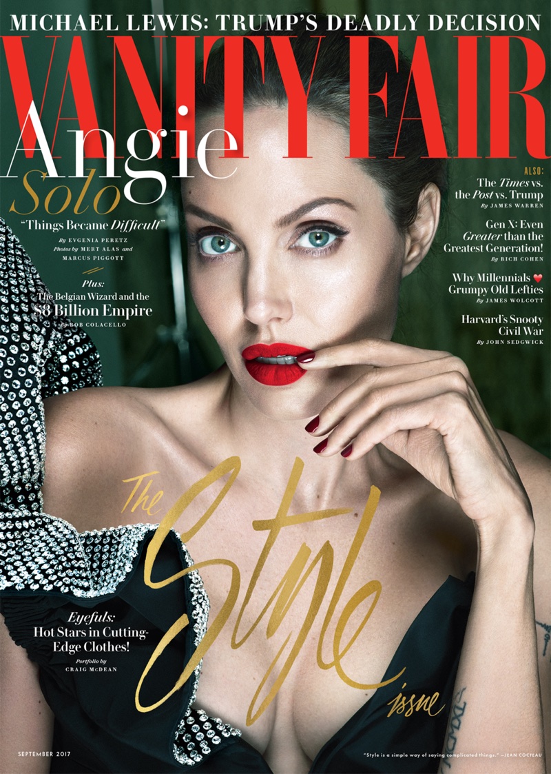 Angelina Jolie on Vanity Fair September 2017 Cover