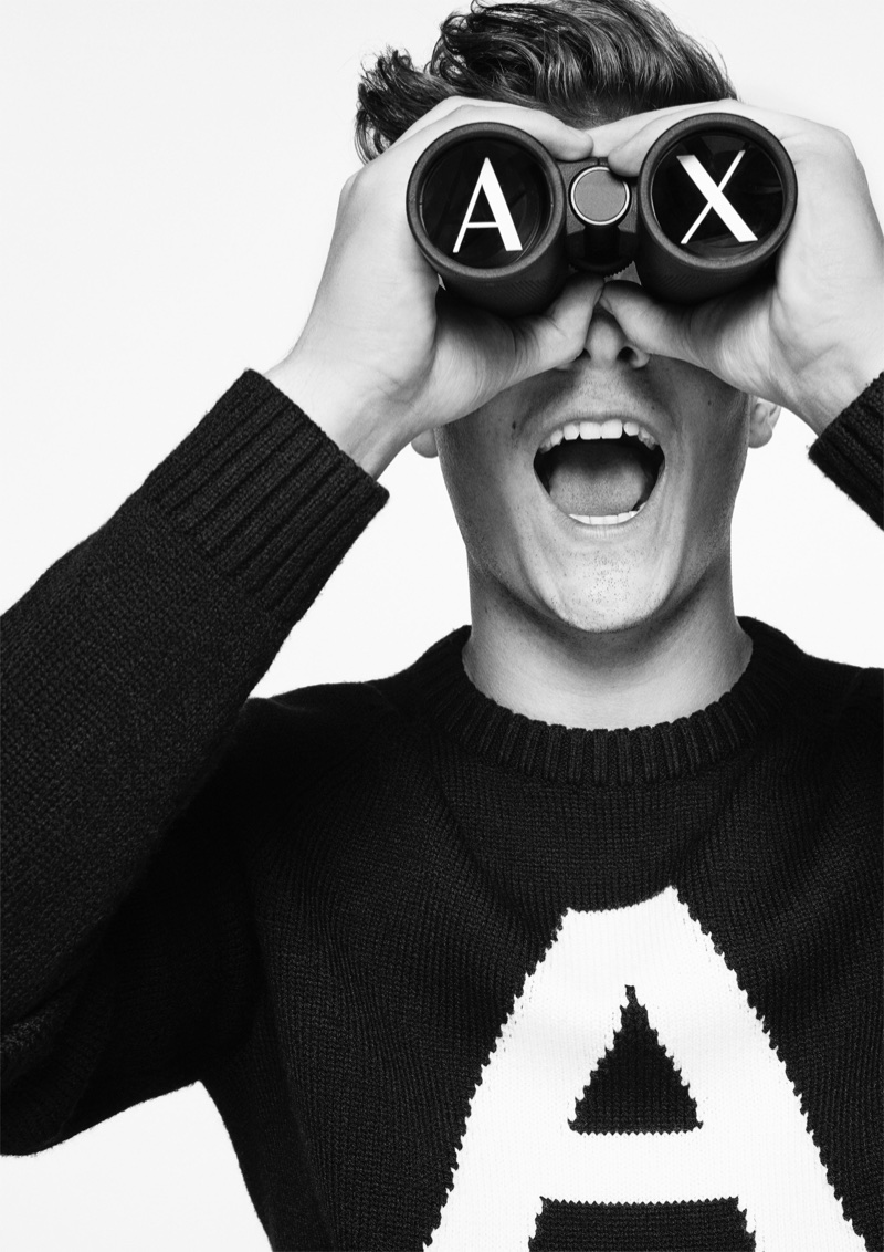 Mark Garrix stars in A|X Armani Exchange's fall-winter 2017 campaign