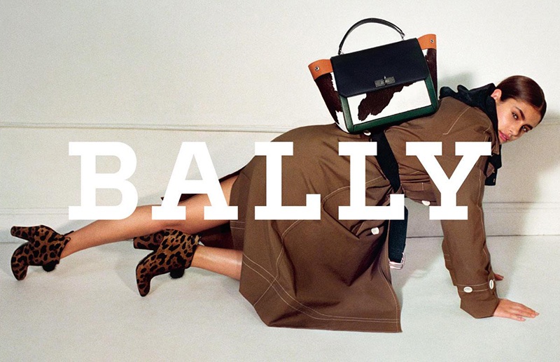 Model Taylor Hill fronts Bally’s fall-winter 2017 campaign