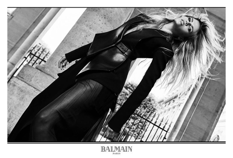 An image from Balmain's fall 2017 advertising campaign