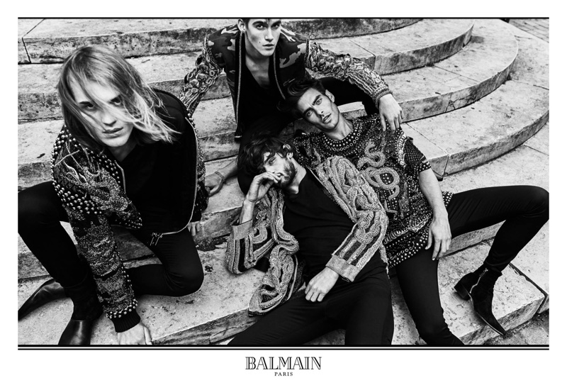 Olivier Rousteing photographs Balmain's fall 2017 advertising campaign