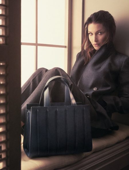 Bella Hadid Looks Ultra Luxe in Max Mara's Fall 2017 Accessories Ads Bella Hadid stars in Max Mara Accessories fall-winter 2017 campaign