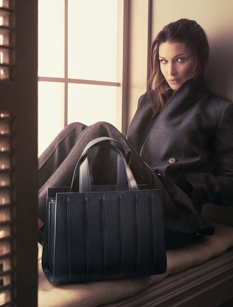 Bella Hadid stars in Max Mara Accessories fall-winter 2017 campaign