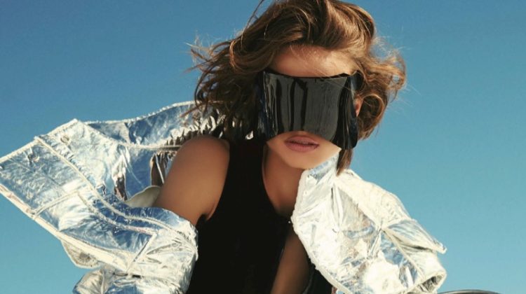 Birgit Kos Hits the Slopes in Ski Fashions for Vogue Japan