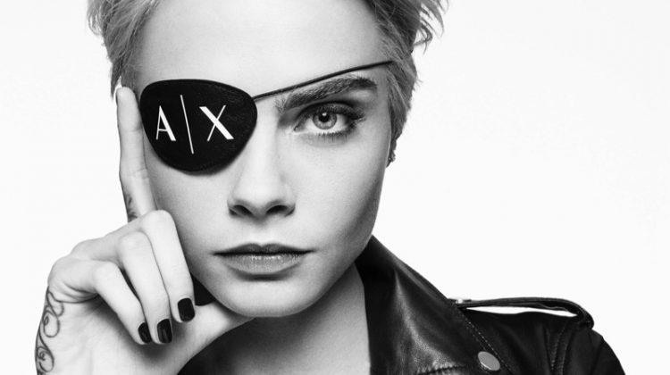 Cara Delevingne stars in A|X Armani Exchange's fall-winter 2017 campaign