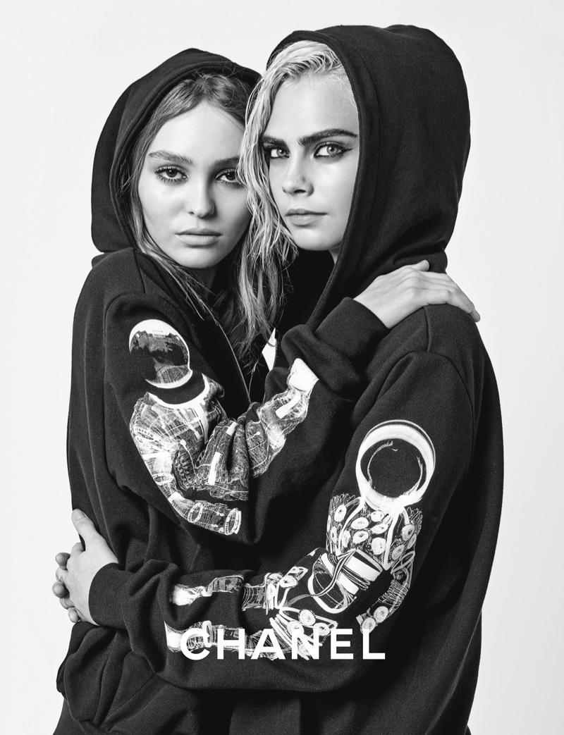 Lily-Rose Depp and Cara Delevingne star in Chanel's fall-winter 2017 campaign