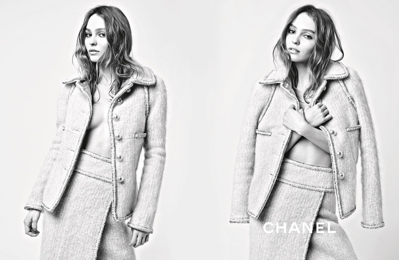 Lily-Rose Depp goes topless in Chanel's fall-winter 2017 campaign