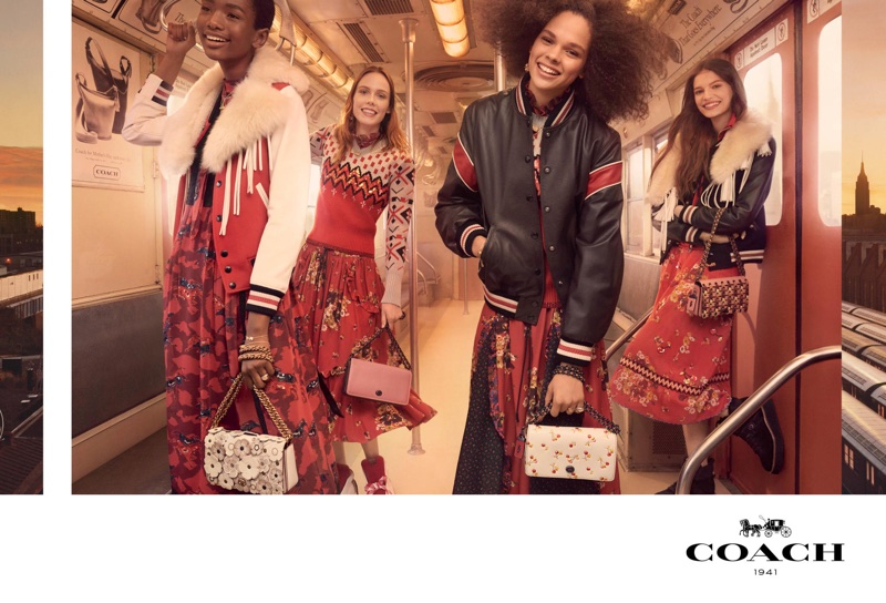 Coach captures its fall-winter 2017 campaign on the subway