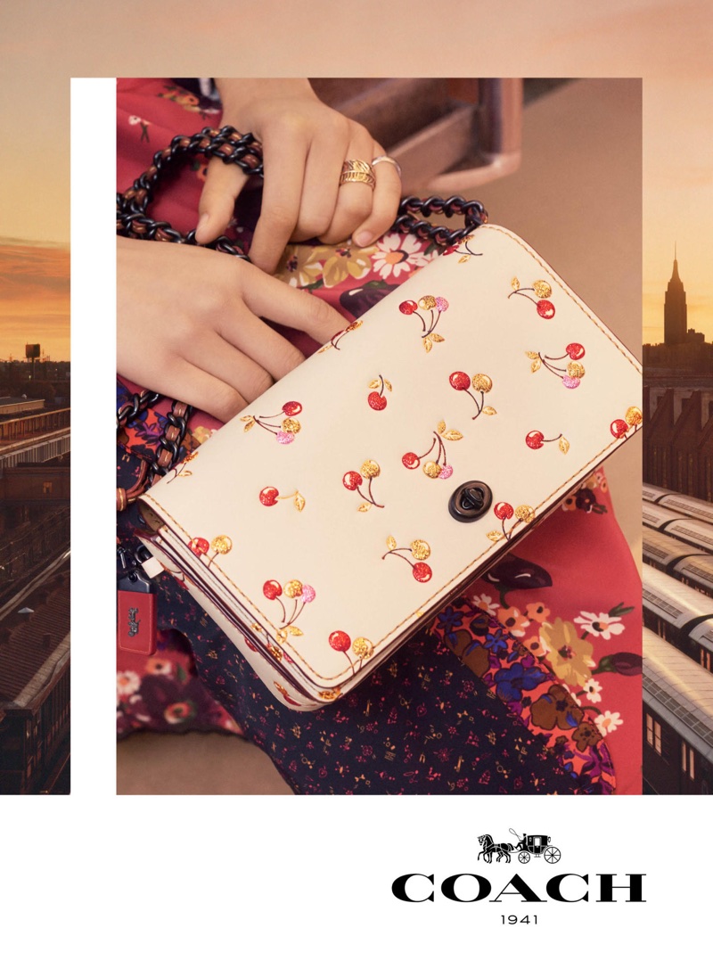 Cherry prints stand out in Coach’s fall-winter 2017 campaign