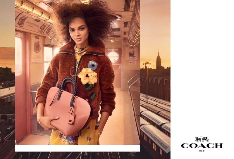 Hiandra Martinez stars in Coach's fall-winter 2017 campaign