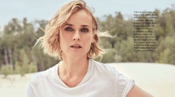 Diane Kruger Poses in Summertime Fashions for ELLE France