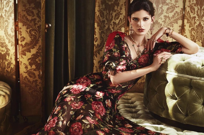 Roses are in full bloom in Dolce & Gabbana's 2017 Jewellery campaign