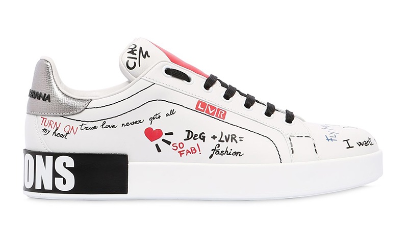 Dolce & Gabbana x LVR Editions Leather Sneakers $746