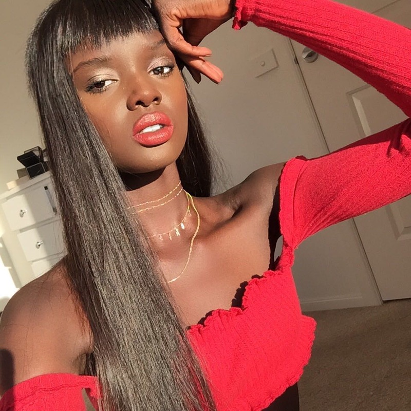 Sudanese model Duckie Thot has over 300,000 Instagram followers
