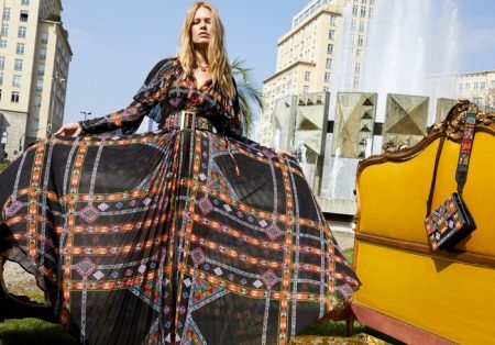 Anna Ewers Looks Bohemian Glam in Etro's Fall 2017 Campaign Juergen Teller photographs Etro's fall-winter 2017 campaign in Berlin