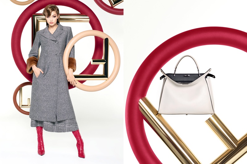 Gigi Hadid stars in Fendi's fall-winter 2017 campaign