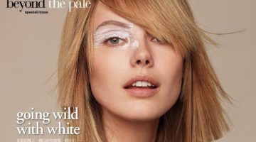 Frida Gustavsson Models Sleek Beauty Looks in Vogue Taiwan
