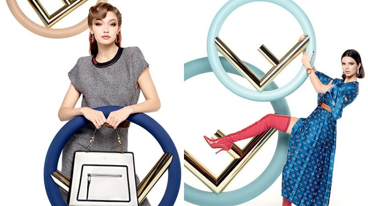 Gigi Hadid & Kendall Jenner Team Up for Fendi’s Fall 2017 Campaign