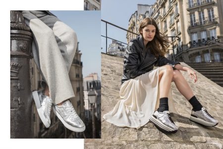 Ophelie Guillermand Poses in Paris for Hogan's Fall 2017 Campaign An image from Hogan's fall-winter 2017 campaign