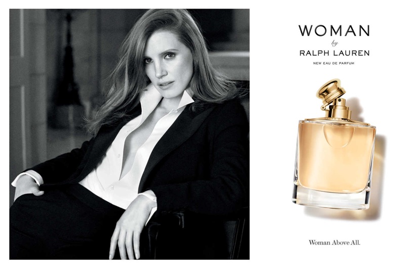 Jessica Chastain stars in Ralph Lauren 'Woman' fragrance campaign