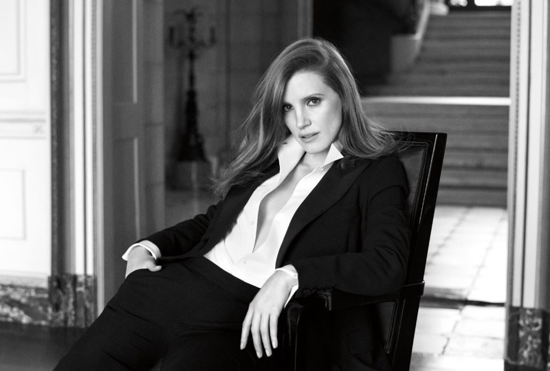 Actress Jessica Chastain fronts Ralph Lauren 'Woman' fragrance campaign