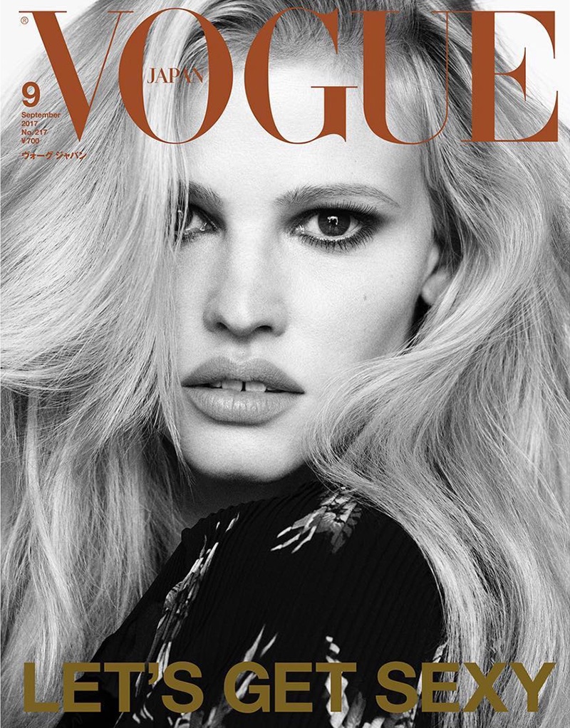 Lara Stone on Vogue Japan September 2017 Cover