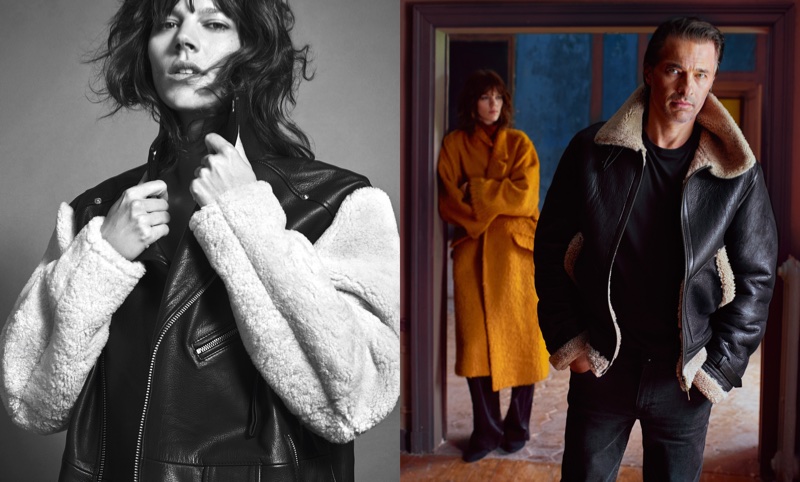 Freja Beha Erichsen and Olivier Martinez front Mango's fall-winter 2017 campaign