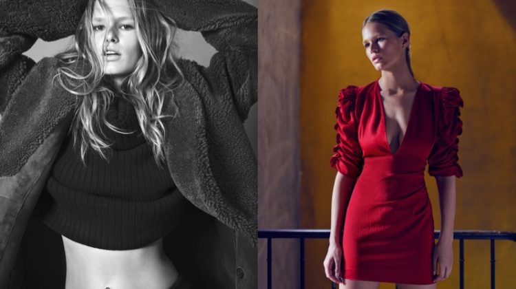 Anna Ewers stars in Mango's fall-winter 2017 campaign