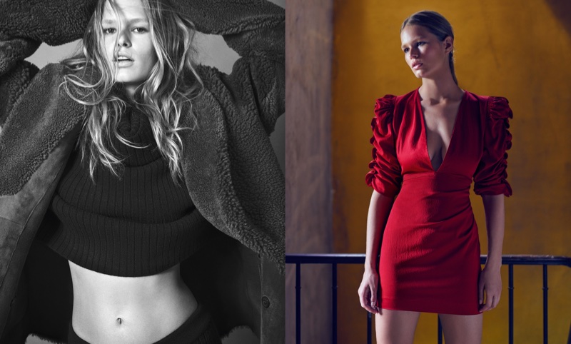 Anna Ewers stars in Mango's fall-winter 2017 campaign