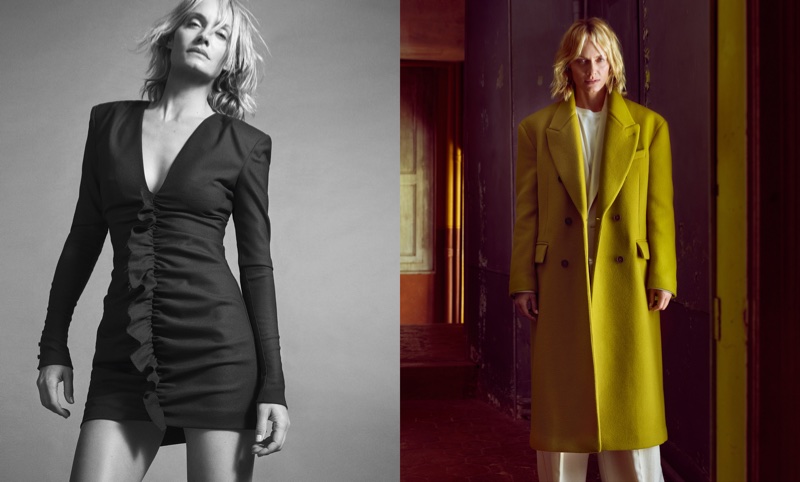 Amber Valletta fronts Mango's fall-winter 2017 campaign