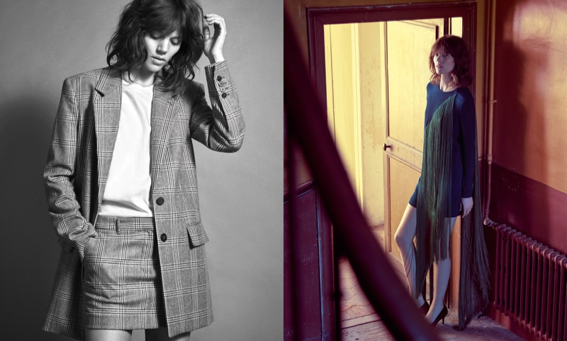 Freja Beha Erichsen appears in Mango's fall-winter 2017 campaign