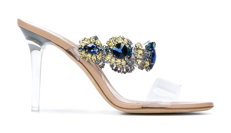 Manolo Blahnik x Rihanna Bajan Princess Mules $1,435