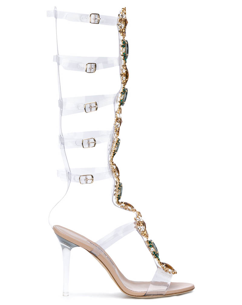 Manolo Blahnik x Rihanna Poison Ivy Gladiator Sandals $2,325