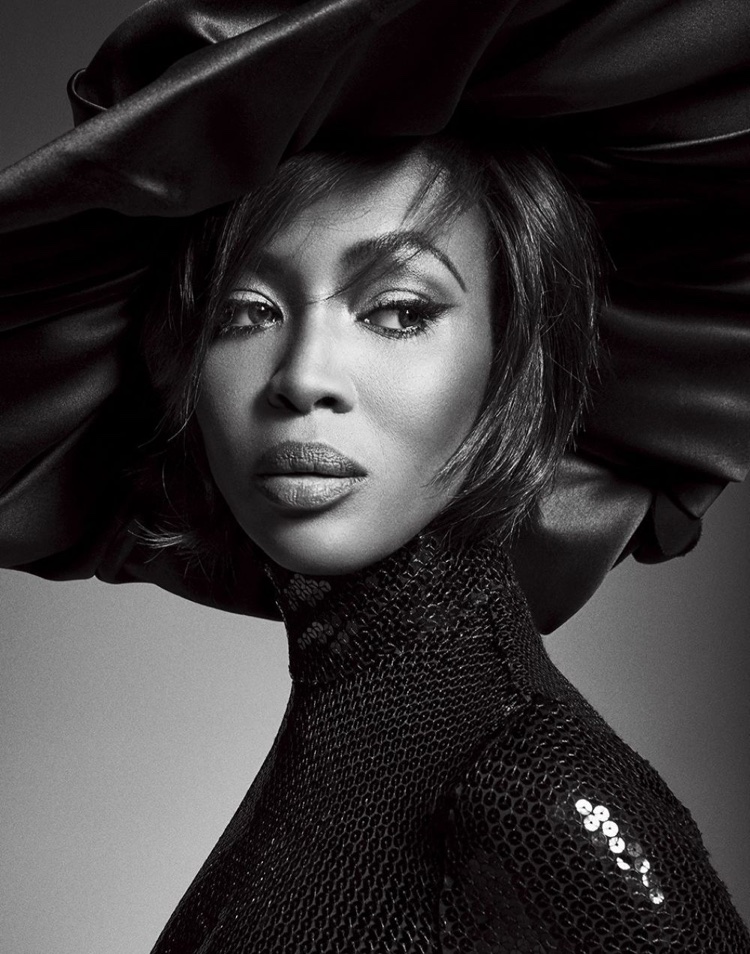 Naomi Campbell Stuns in Black & White for King Kong Magazine