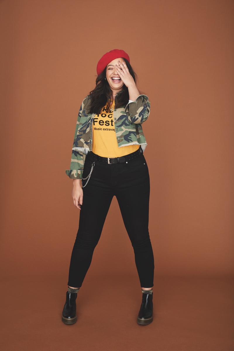 Plus-size model Naomi Shimada stars in Forever 21's pre-fall 2017 campaign