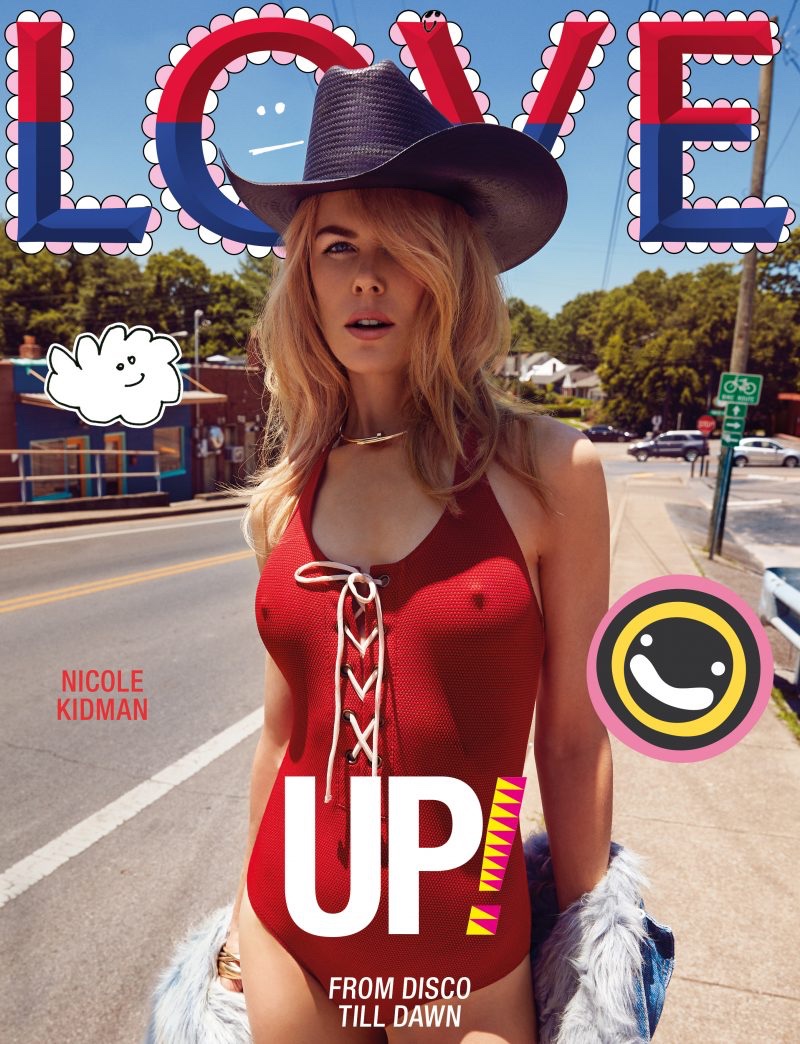 Nicole Kidman on LOVE Magazine Fall/Winter 2017 Cover